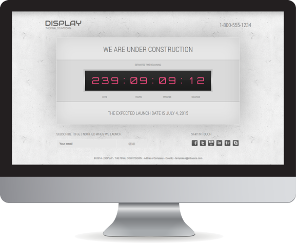 Display, the final countdown v 1.7